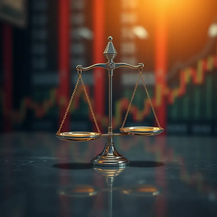 Visual representation of risk and reward balance in binary trading for Kenyan market