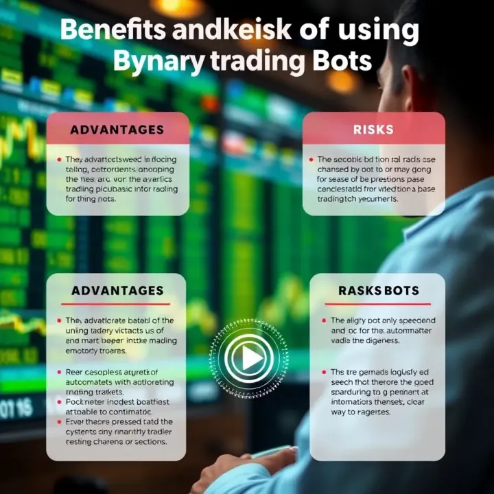 Graphical representation highlighting the advantages and potential risks of using automated trading tools in financial markets