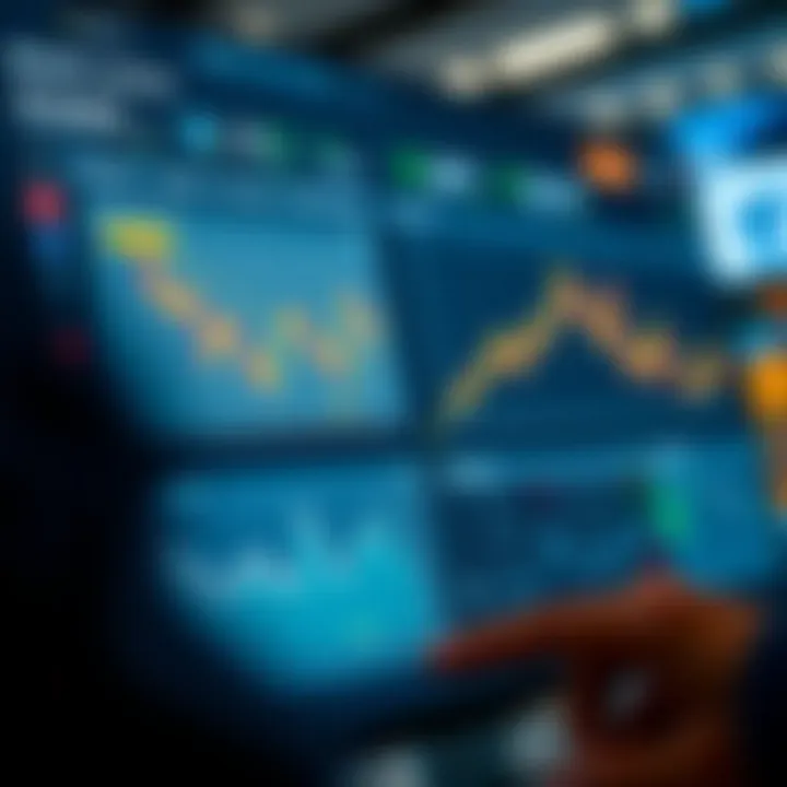 Dashboard interface of a top binary trading bot showing market data and trade options