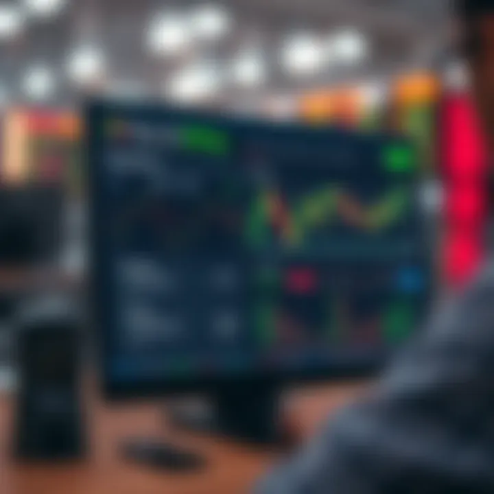 User interface of a binary options trading bot displaying various configuration options and charts