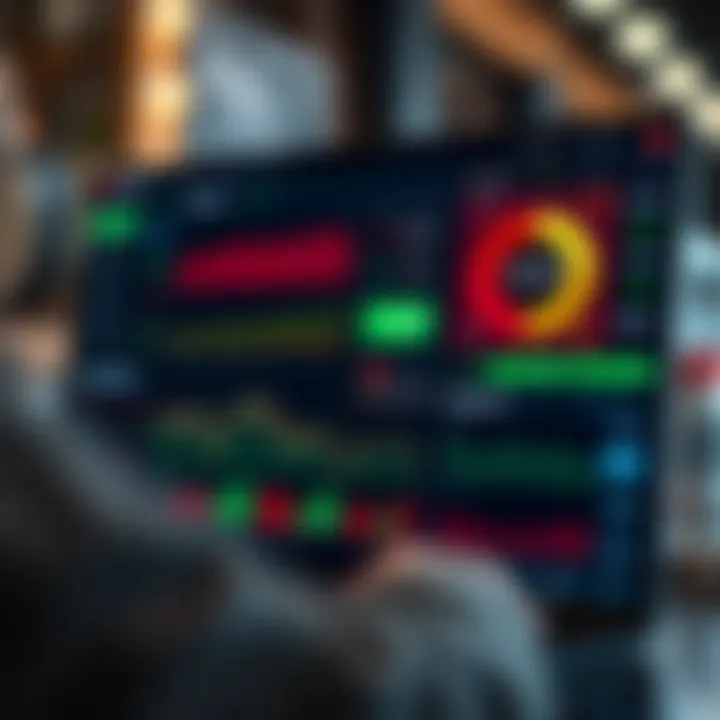 Dashboard showing risk management tools and strategy performance metrics in binary options trading