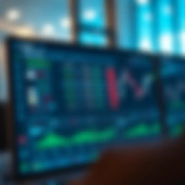 Dashboard interface of a popular binary trading platform showing asset options and trading results