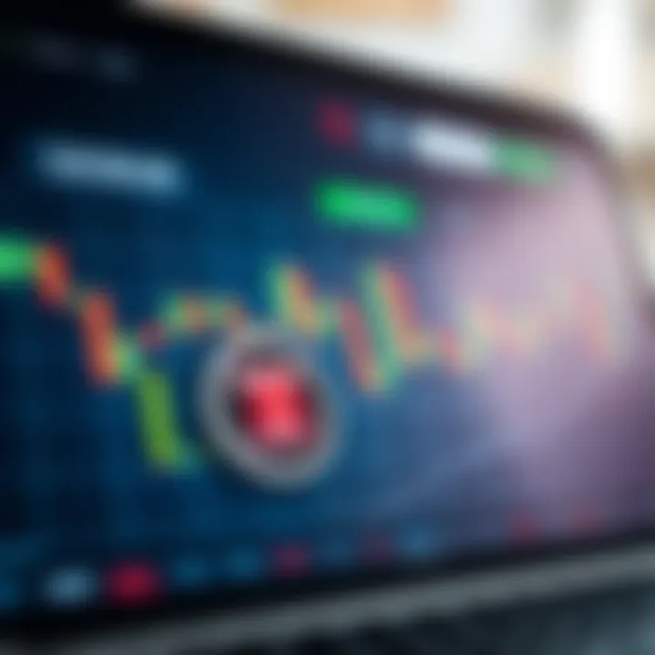 Illustration of Kenyan currency symbols alongside a digital trading interface highlighting risk and strategy elements