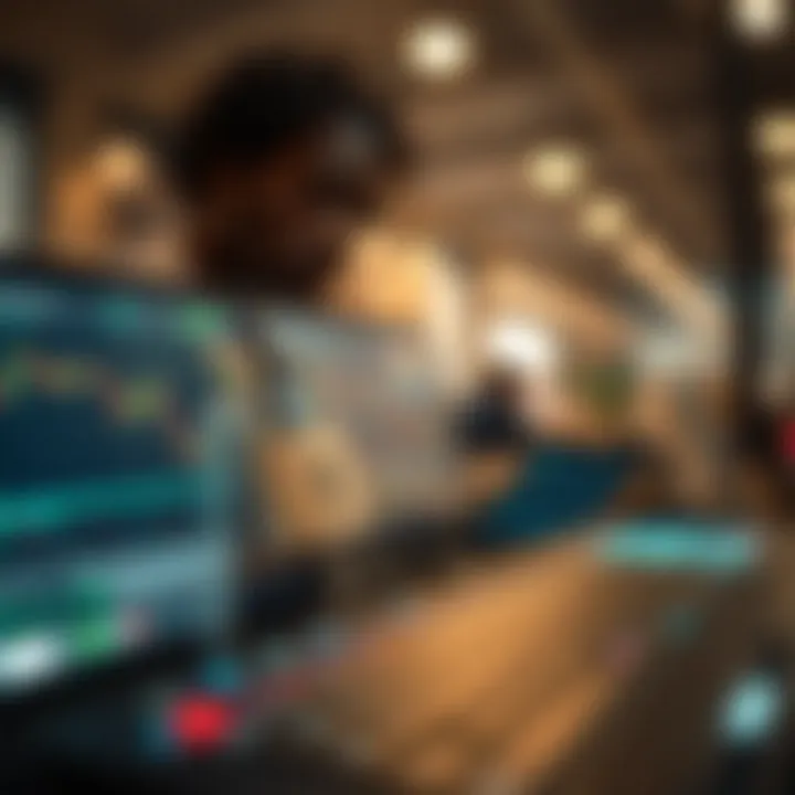 Security features on digital device protecting online currency trading accounts