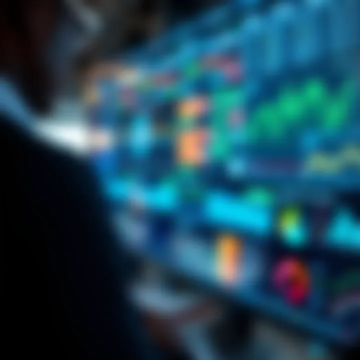 Utilizing Technology for Advanced Risk Management Solutions Technology-driven risk management tools displaying real-time data and analytics