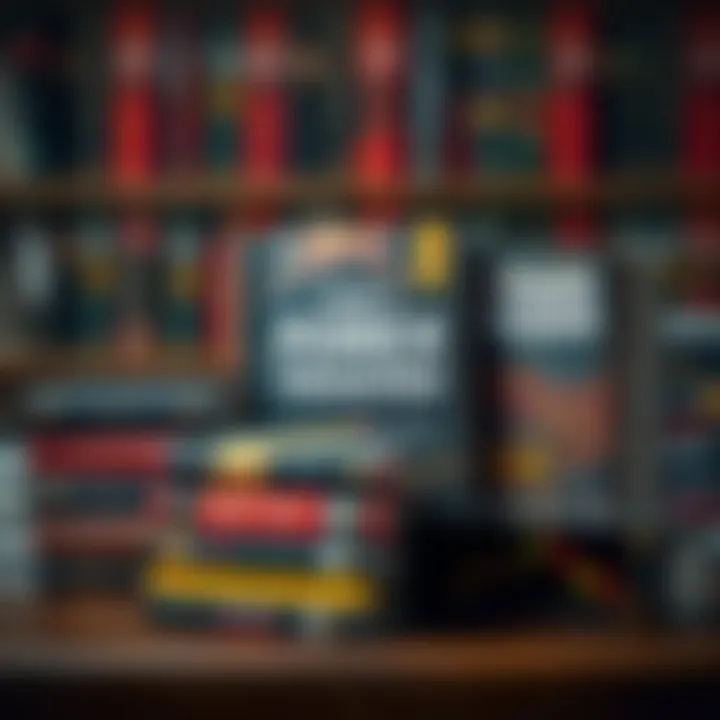 Collection of essential forex trading books showcasing various topics such as strategy, psychology, and technical analysis