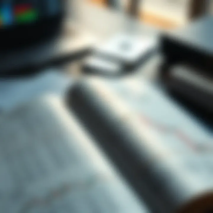 Forex Trading Strategies and Market Insights for Kenyan Traders Open book with financial charts and notes reflecting forex market analysis