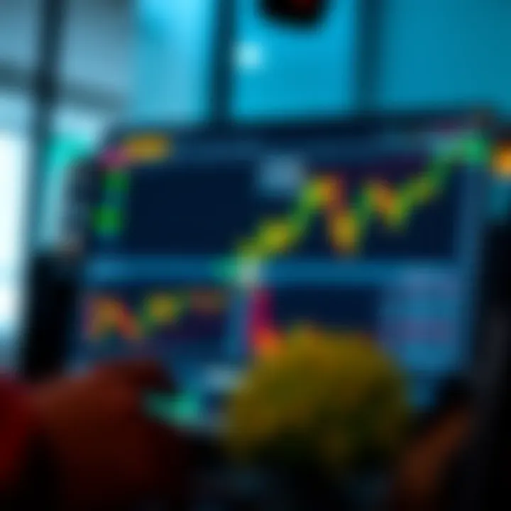 Screenshot of a user-friendly trading platform interface displaying real-time binary options charts and market trends