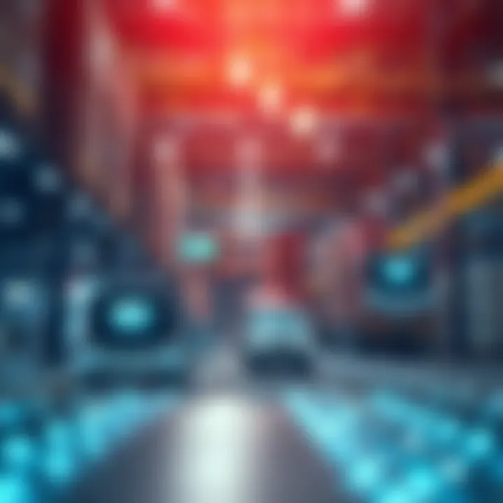 Visualization of technology and partner collaboration enhancing supply chain resilience