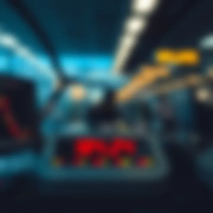 Diagram illustrating the structure and flow of a binary account trading platform