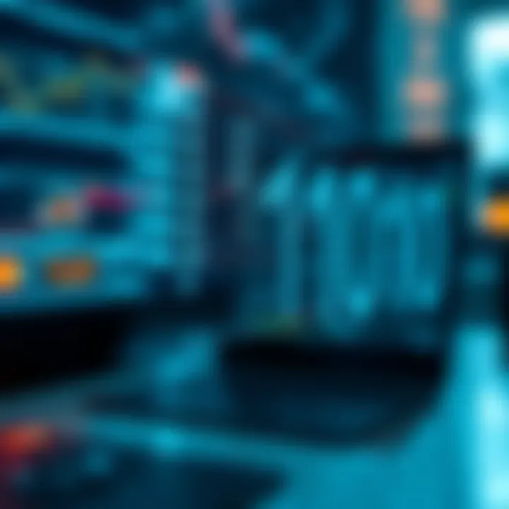 Conceptual graphic showing binary code flowing through a digital device symbolizing data transmission