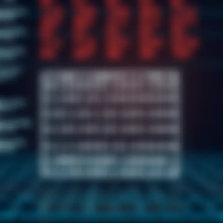 Diagram showing the structure of binary blocks with segments representing bits and bytes