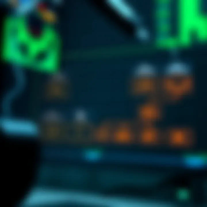 Flowchart illustrating how XML configures trading strategies in an automated binary bot environment