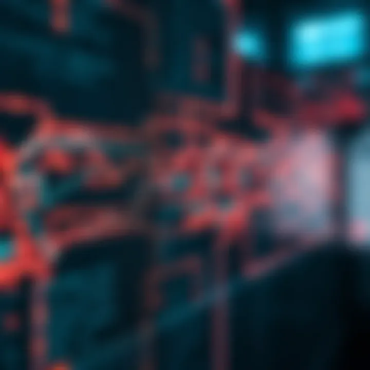 Abstract visualization of data flow in a computing system using binary code sequences