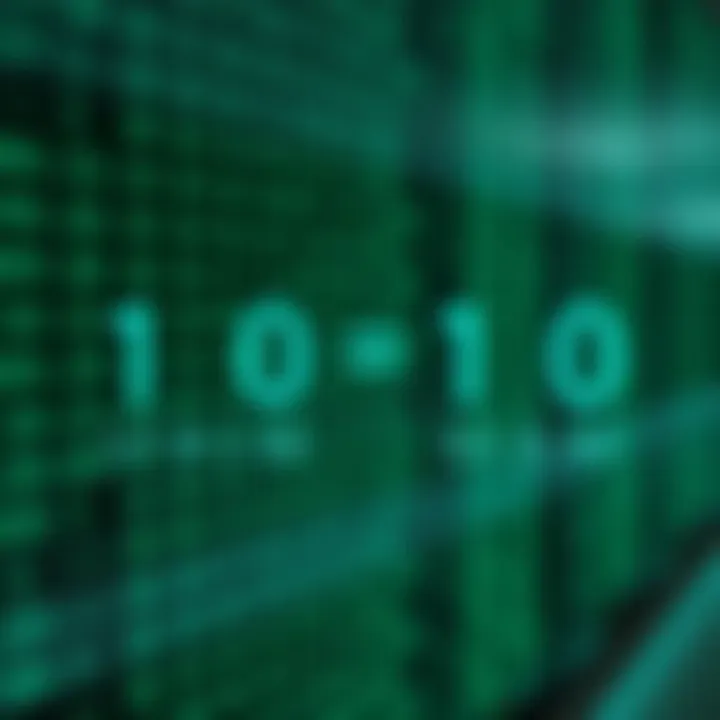 Conversion Between Binary and Decimal Number Systems Visual comparison of binary and decimal number systems with conversion arrows