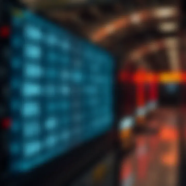 Binary to Decimal Conversion in Digital Systems Visual representation of binary numbers being converted back into decimal values within digital circuits