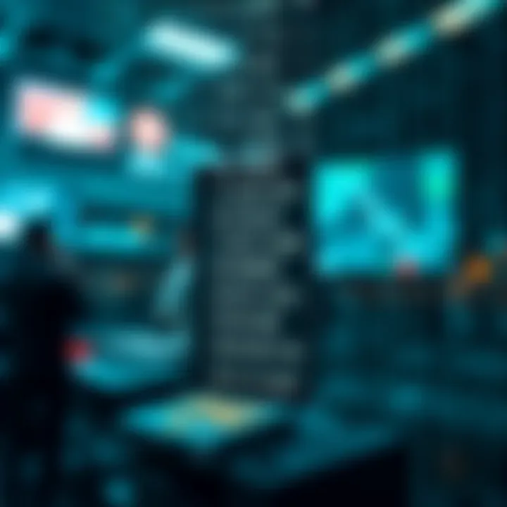 Visual representation of digital devices communicating using binary code signals