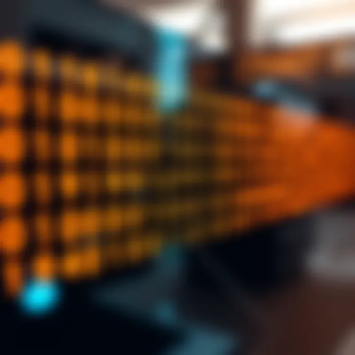 Diagram illustrating the binary numbering system with digits zero and one arranged in columns