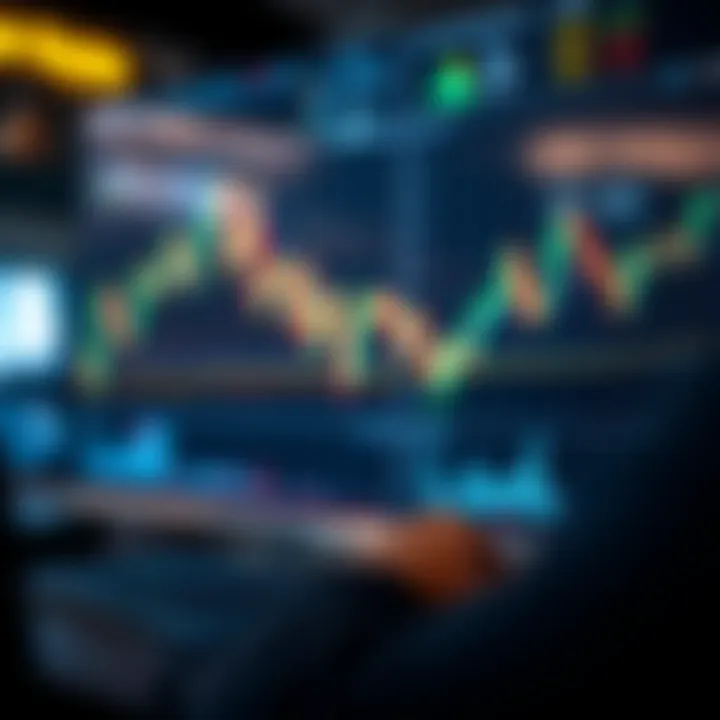 Illustration depicting the concept of binary option trading with charts and financial graphs relevant to Kenyan market