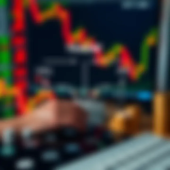 Diagram illustrating binary options trading with call and put choices over financial assets