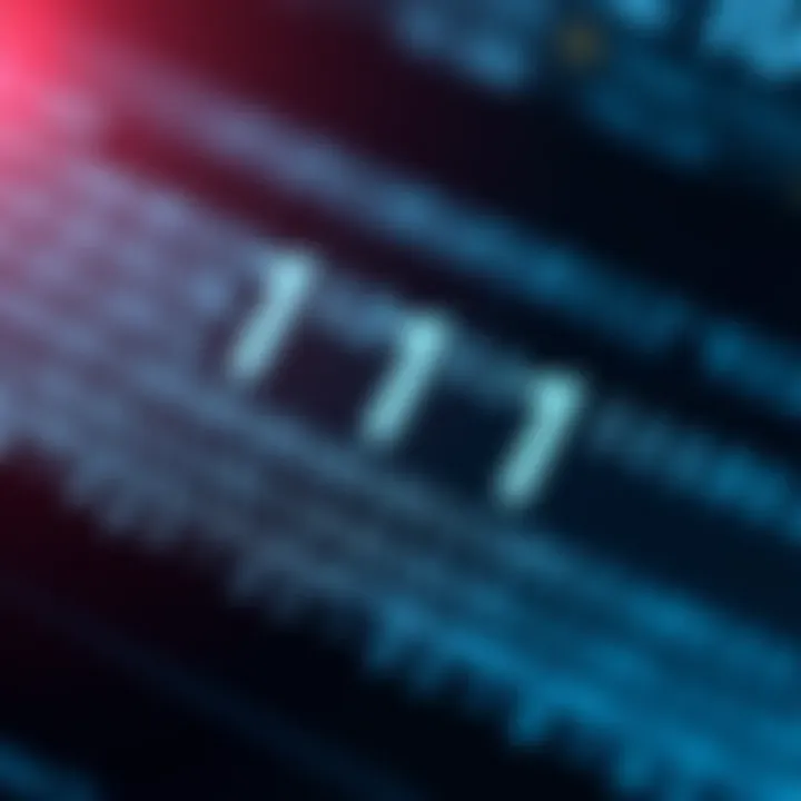Diagram illustrating binary number system with bits and place values