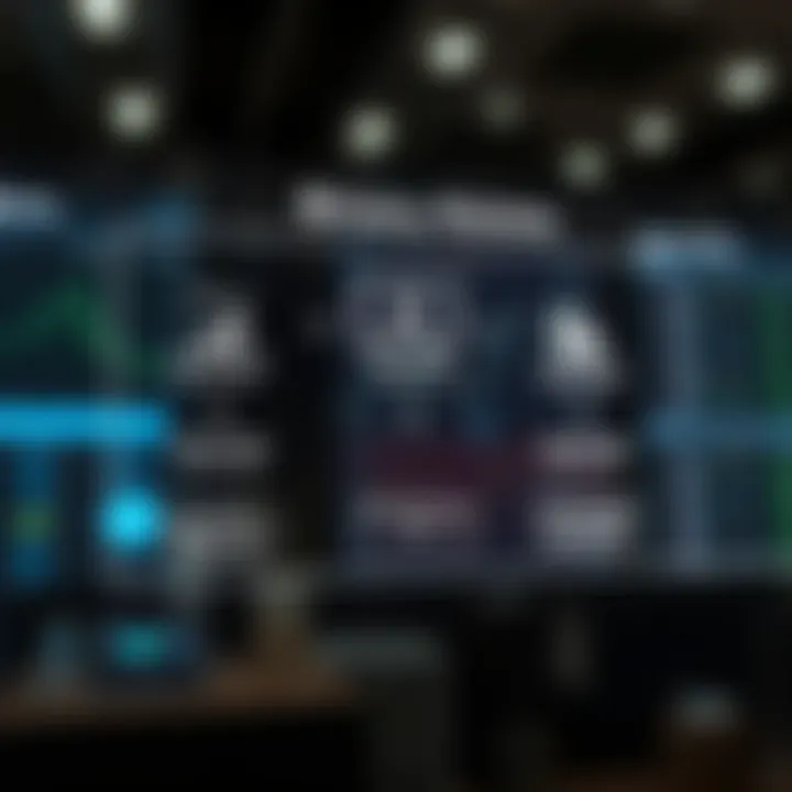 Diagram showing the flow of automated trading decisions in a binary options market environment