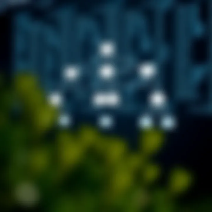 Diagram of a binary tree showing nodes connected by branches illustrating parent and child relationships