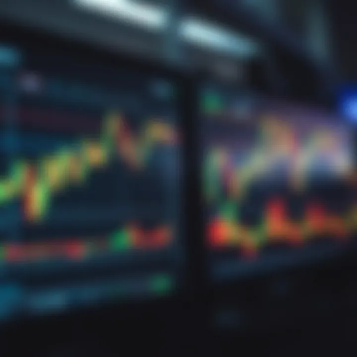Illustration of common bullish and bearish chart patterns used in financial trading