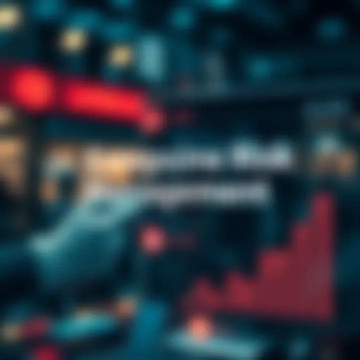 Conceptual graphic showing the benefits and challenges of implementing enterprise risk management in organizations