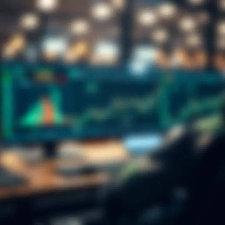 Diagram illustrating how forex trading bots analyze market trends and execute trades automatically