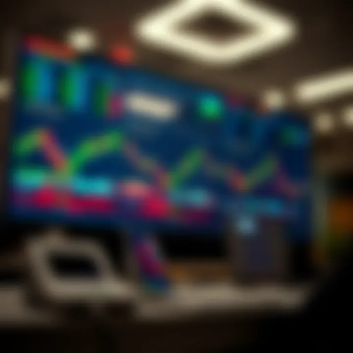 Automated forex trading software interface showing live market data and trade execution