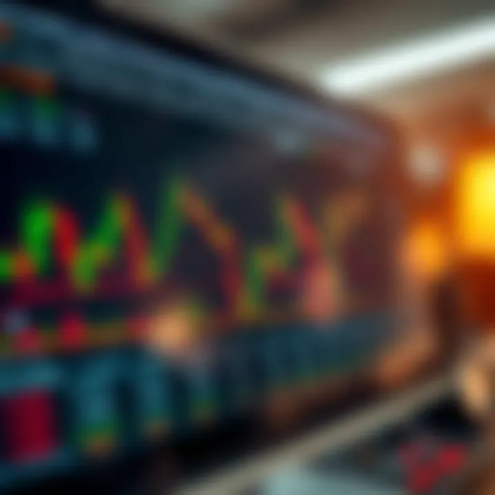 Chart showing various forex trading timeframes and strategies for currency exchange