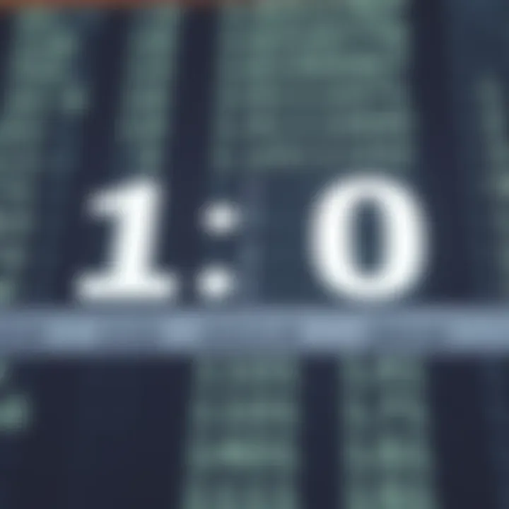 Diagram illustrating the conversion of a decimal number into its binary equivalent through repeated division