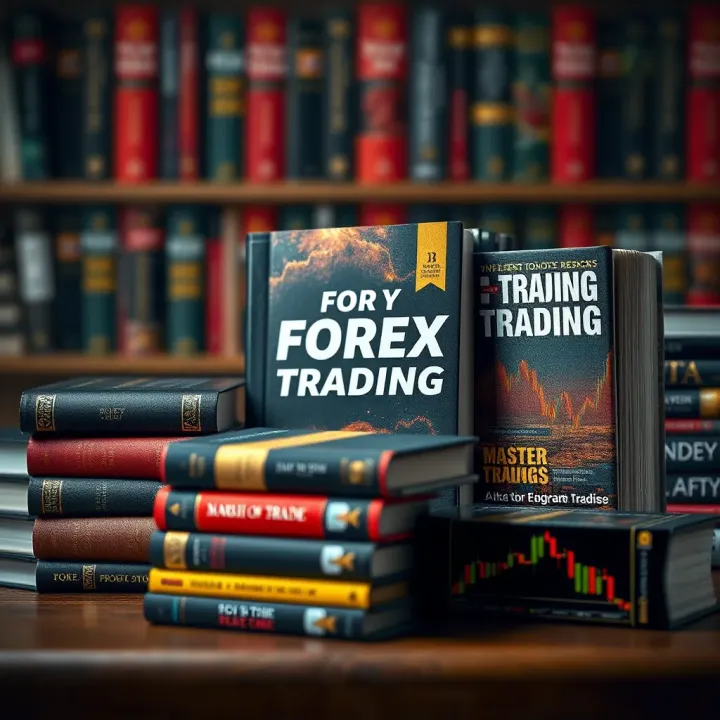 Collection of essential forex trading books showcasing various topics such as strategy, psychology, and technical analysis