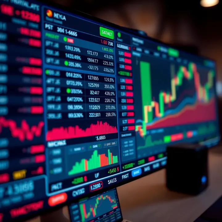 Screenshot of forex broker platform interface displaying trading options and market data