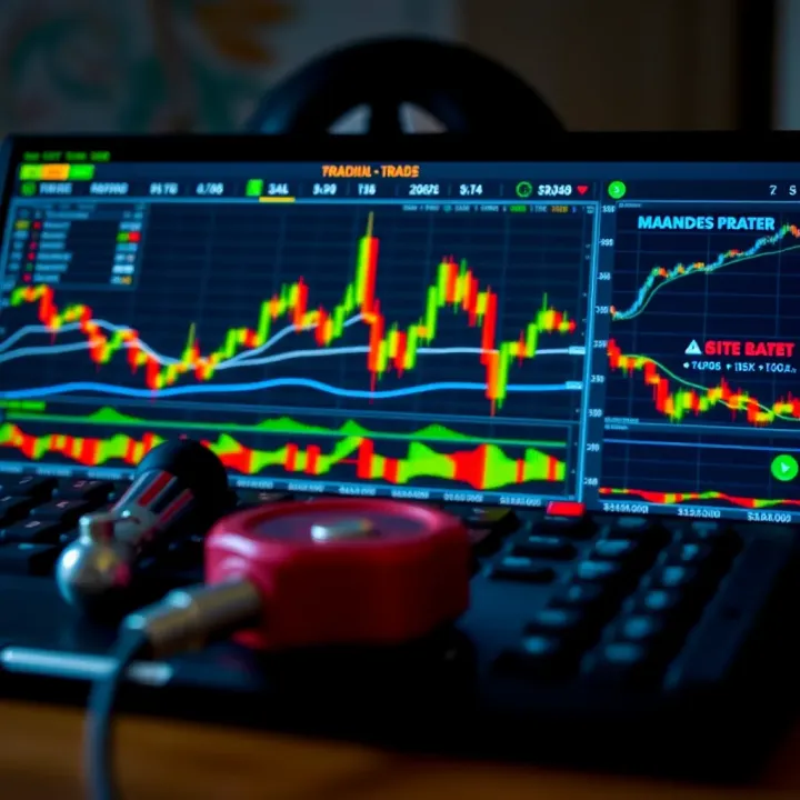 Illustration of trading tools and charts emphasizing disciplined forex trading strategies
