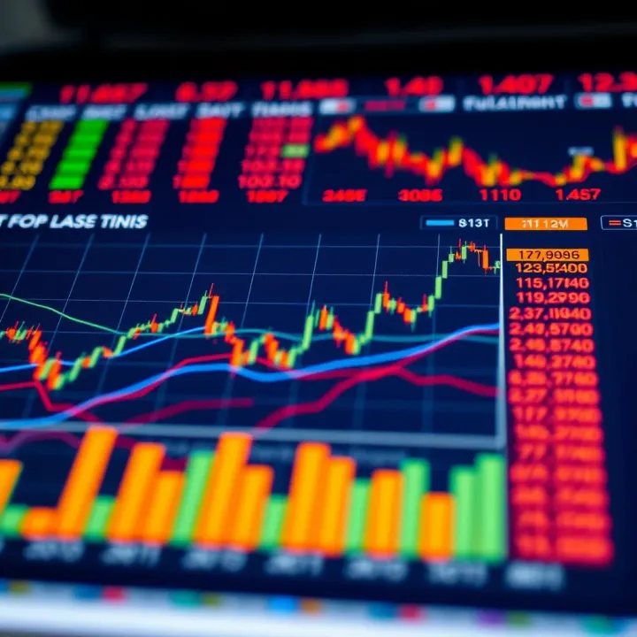 Graph showing market trends alongside economic indicators relevant to Kenyan investors