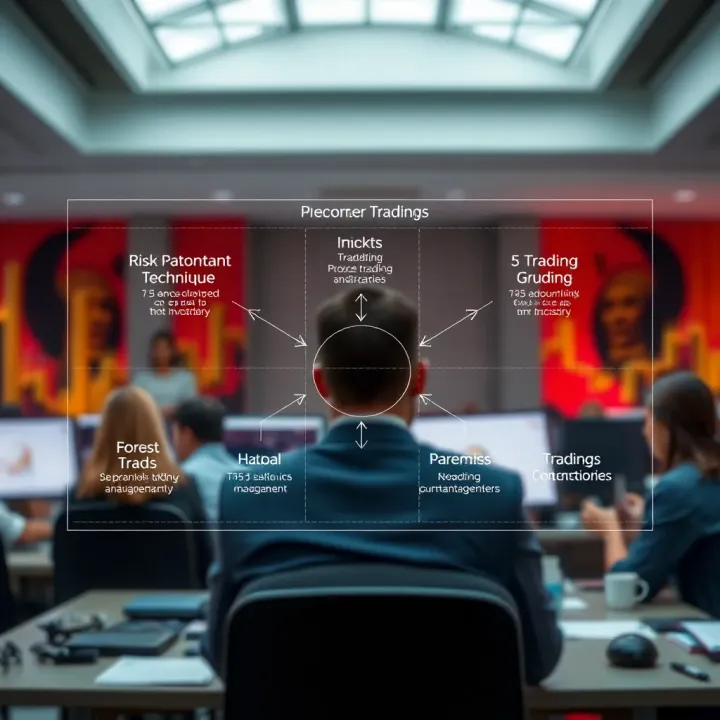 Diagram explaining risk management techniques and trading strategies for forex traders in Kenya