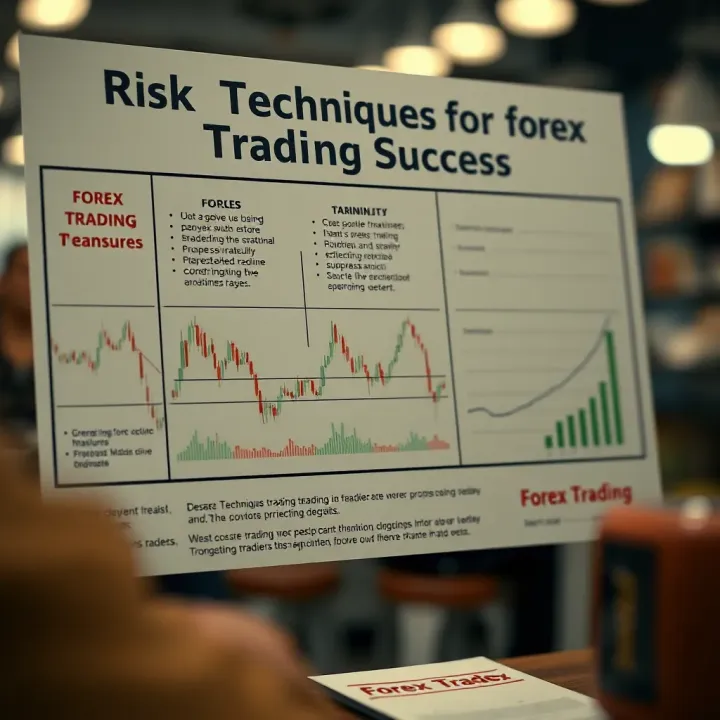 Diagram illustrating risk management techniques in forex trading with charts and protective measures