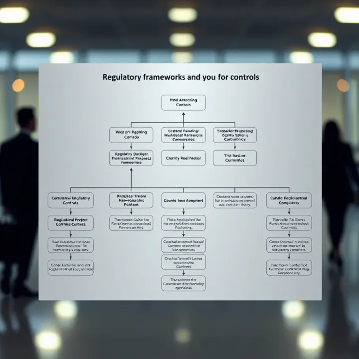 Flowchart depicting regulatory frameworks and internal controls in Kenyan business compliance