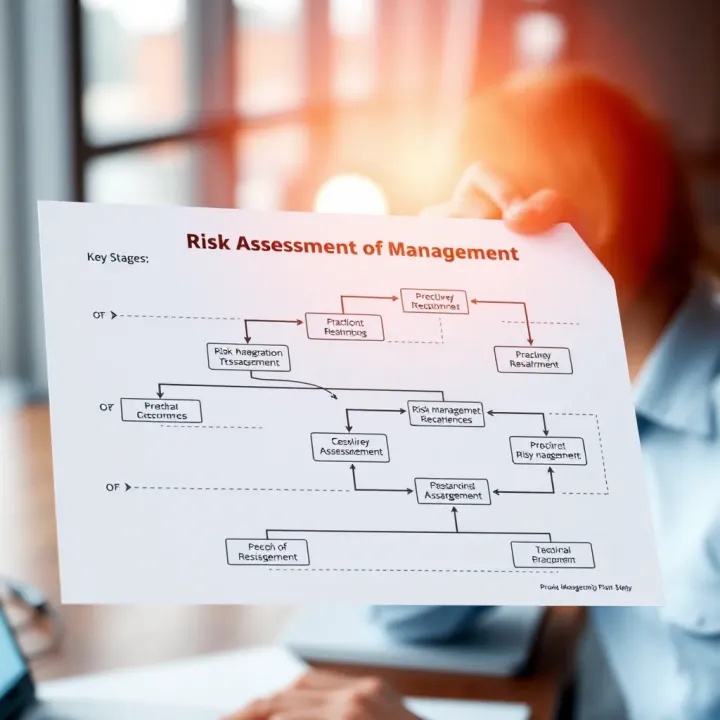 Flowchart illustrating key stages of risk assessment and management