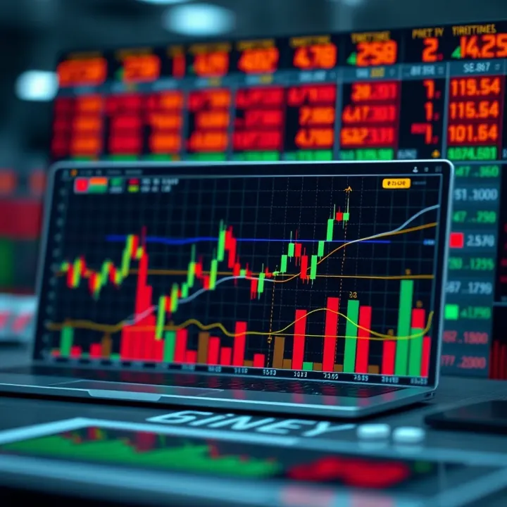 Graph illustrating risk management strategies for binary options traders