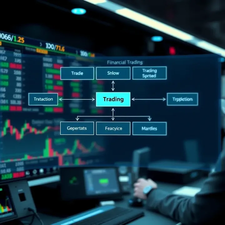 Diagram showing how binary trading bots automate decision-making in financial markets