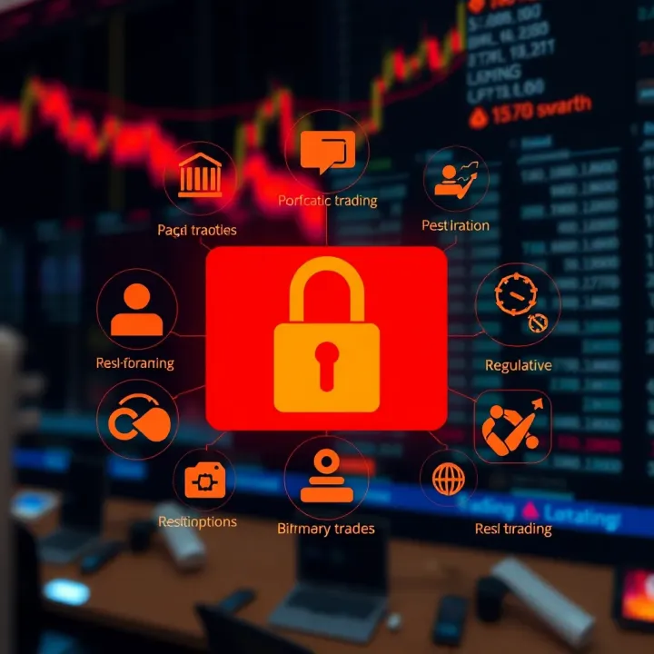 Visual representation of compliance and regulatory symbols for Kenyan trading platforms