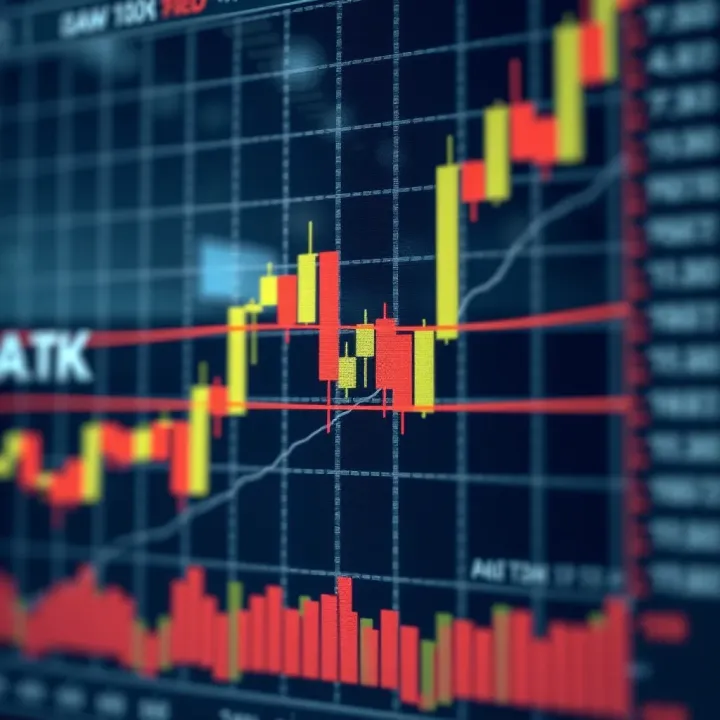Chart showing a bullish engulfing candlestick pattern indicating potential market reversal