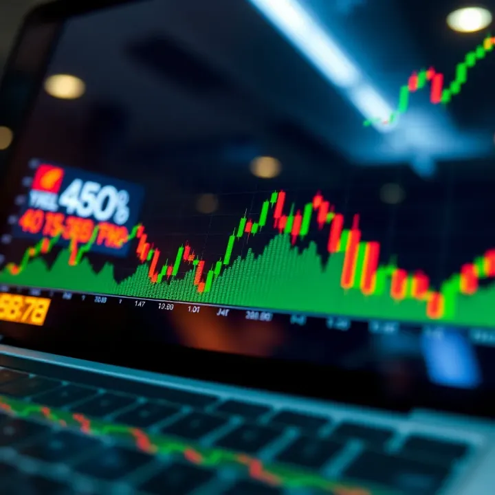 Graph illustrating forex binary options trading trends in Kenya
