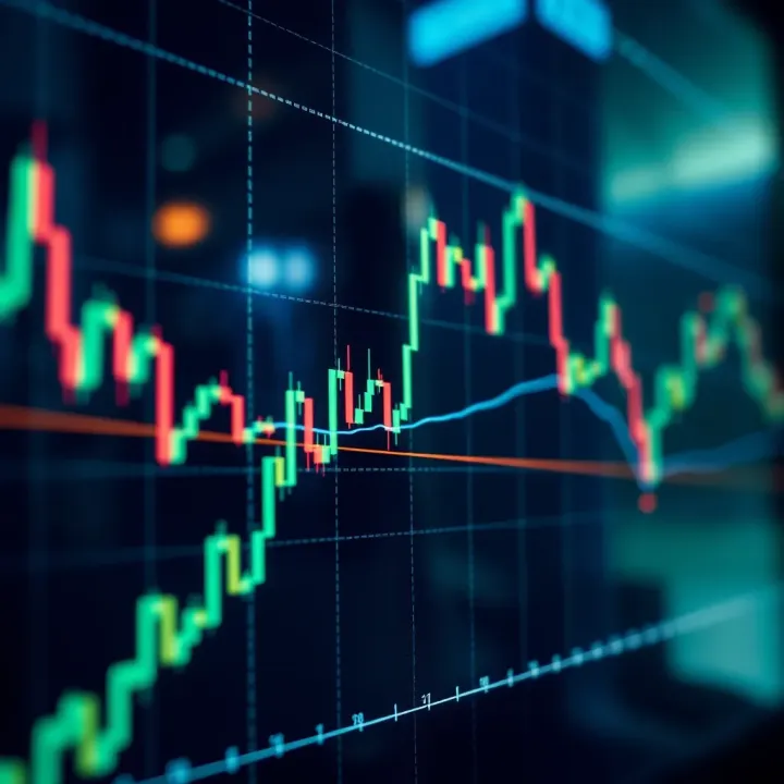 Line chart showing trend analysis in Forex trading for Kenyan market