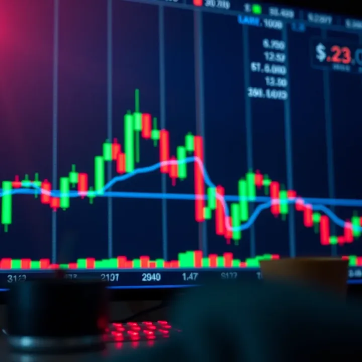 Chart showing bullish reversal candlestick pattern indicating potential upward market trend