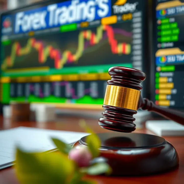 Visual representation of legal framework and regulations for forex trading in Kenya